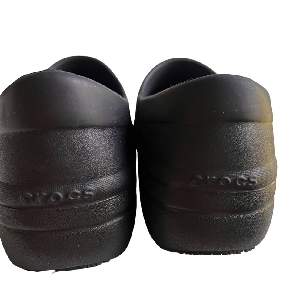 Crocs On The Clock Work Slip On Clogs Slip Resist… - image 3